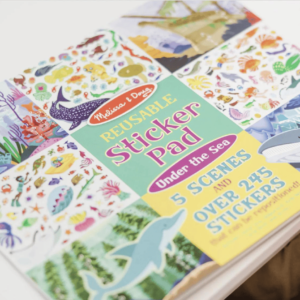 חוברת מדבקות הרפתקה במעמקי הים