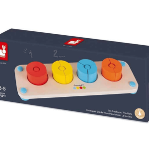 צעצועי עץ – לימוד צבעים ושברים