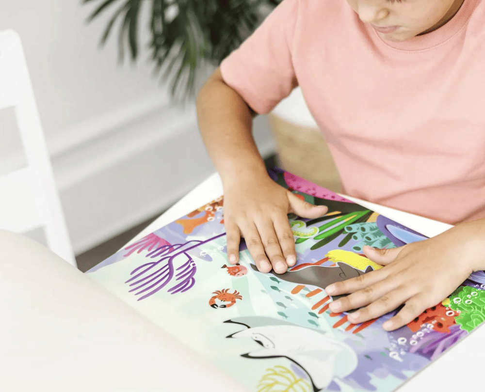 חוברת מדבקות רב-פעמיות: הרפתקה במעמקי הים – תמונה 2