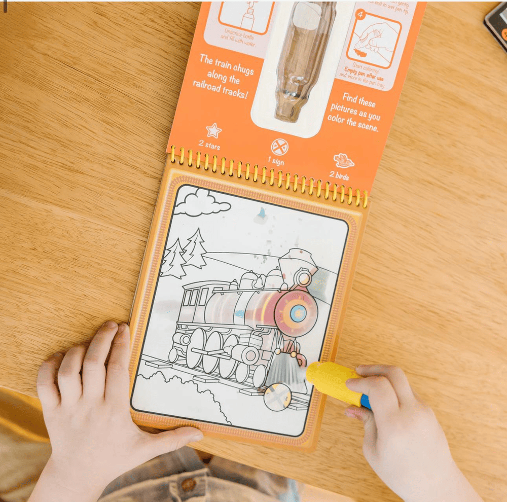 חוברת צביעה עם מים – חיות האוקיינוס מבית מליסה ודאג – תמונה 4