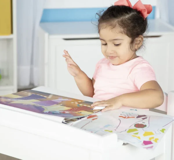 ⁦חוברת מדבקות רב פעמיות - הלבשה מבית מליסה ודאג⁩ – תמונה ⁦4⁩