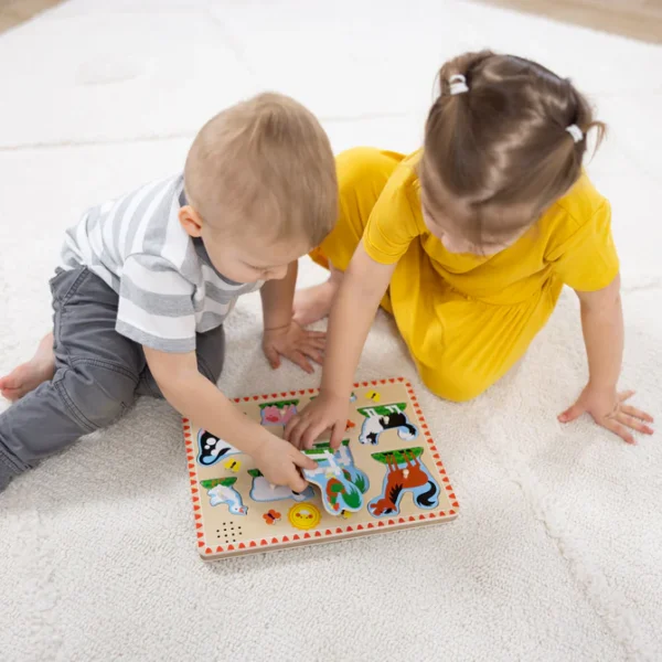 ⁦פאל צלילים מעץ - חיות חווה מבית מליסה ודאג⁩ – תמונה ⁦4⁩