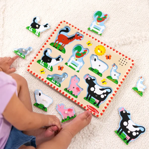 ⁦פאל צלילים מעץ - חיות חווה מבית מליסה ודאג⁩ – תמונה ⁦2⁩