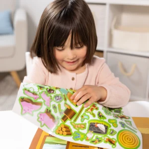 חוברת דבקות רב פעמית - חוות חיות מבית מליסה ודאג